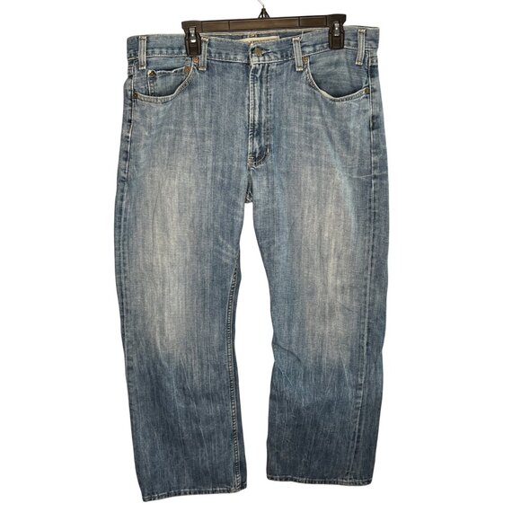 Gap Men's Relaxed Fit Boot Cut Jeans Light Wash Cotton Denim Size 36x29 - Picture 1 of 10